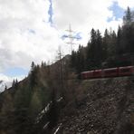 Aufstieg ins Val Bernina