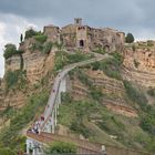 Aufstieg nach Civita di Bagnoregio - Italien