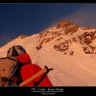 Aufstieg über die East Ridge zum Südgipfel des Mt. Cook