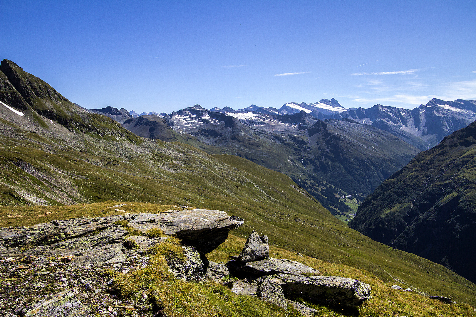 Aufstieg von Innergschlöß zum Fürther Höhenweg