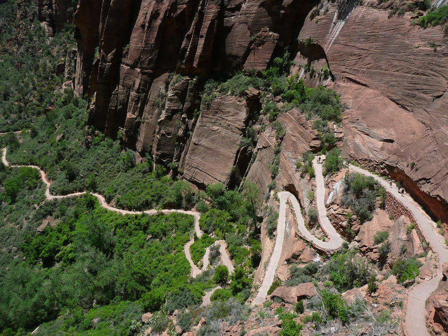 Aufstieg zu Angel´s Landing