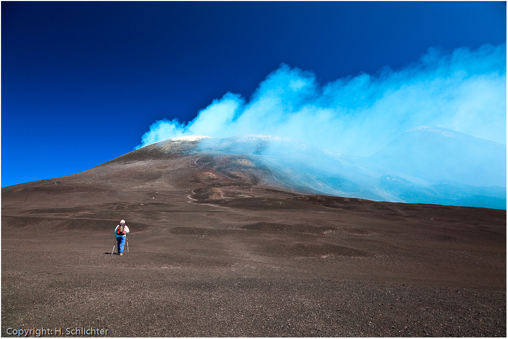 Aufstieg zum Etna.