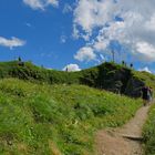 Aufstieg zum Fellhorn Gipfel