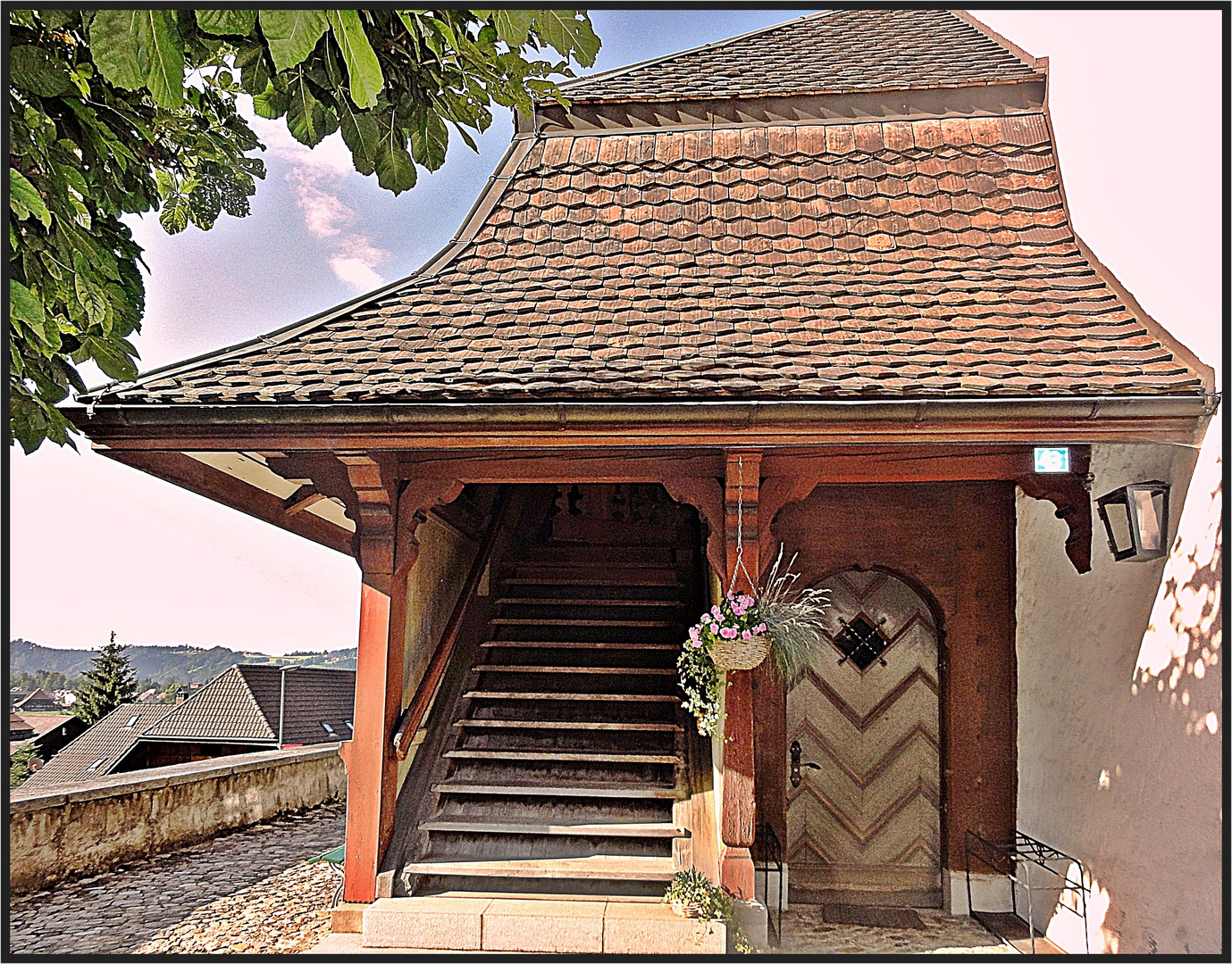 Aufstieg zum Glockenturm, Lauperswil / im Emmental