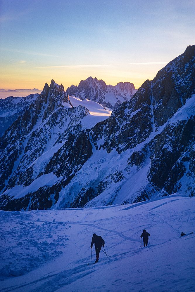 Aufstieg zum Mont Blanc (1) (Dia von 1974, gescannt)