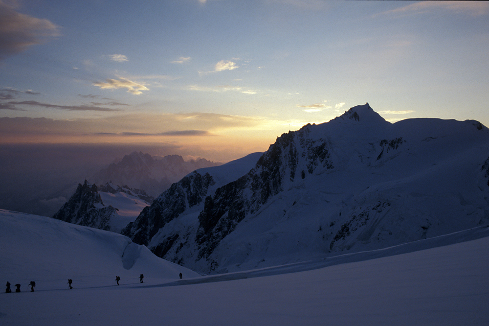 Aufstieg zum Mont Blanc