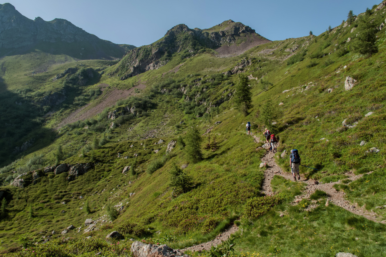 Aufstieg zum Mont Gronlait (2383m)