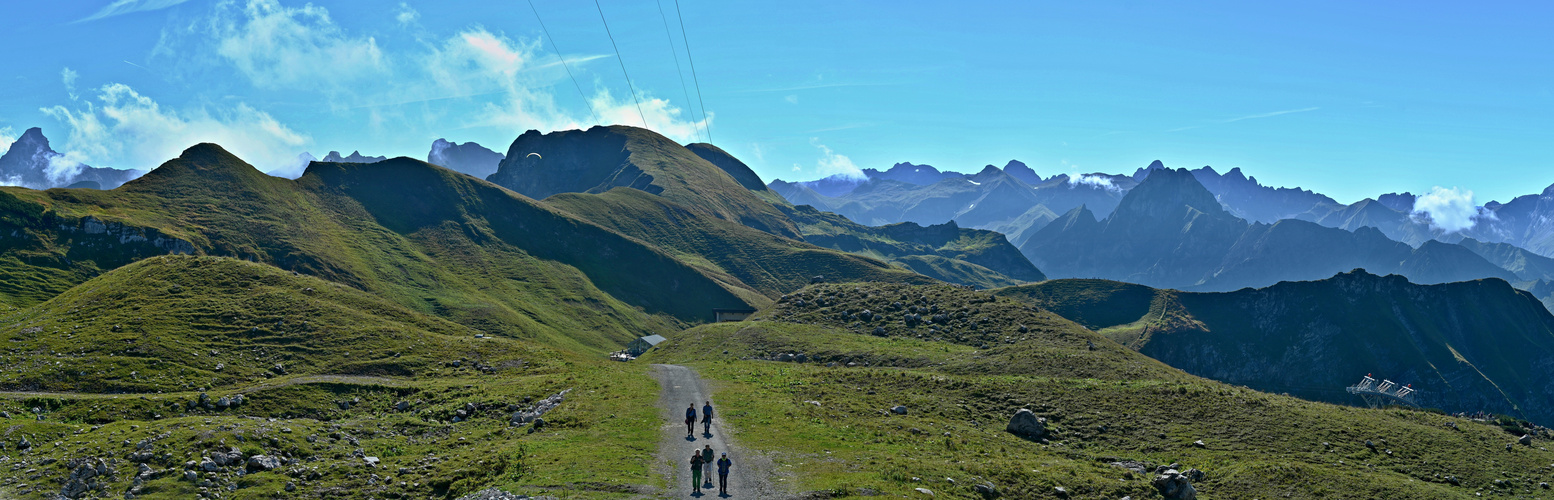 Aufstieg zum Nebelhorn