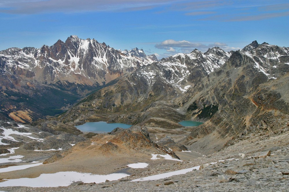 Aufstieg zum Paso Mariposa, Sierra Valdivieso Circuit - Tierra del Fuego