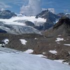 Aufstieg zum Piz Buin mit Blick auf Ochsentaler Gletscher