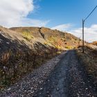 Aufstieg zum Plateau der Halde Lydia Camphausen