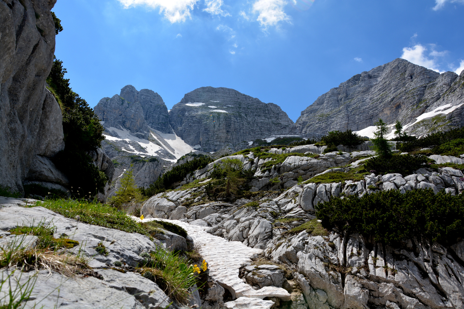 Aufstieg zum Robon (1980m)