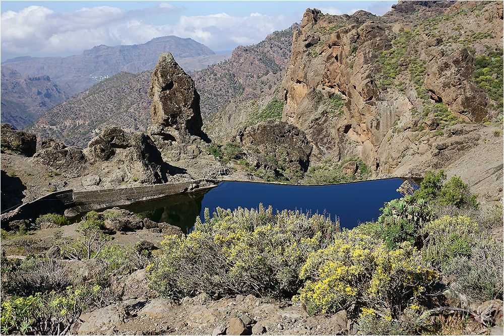 Aufstieg zum Rock Nublo