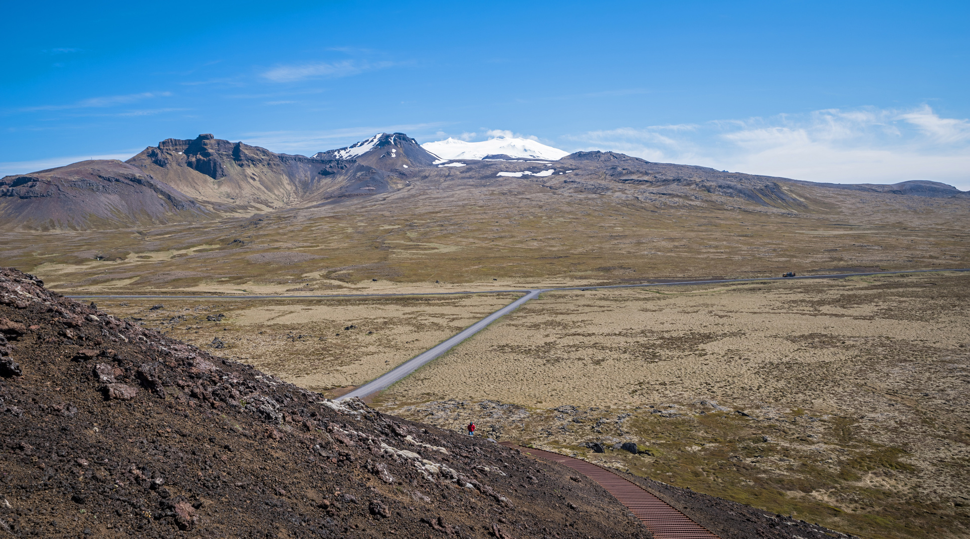 "Aufstieg" zum Saxhóll Crater