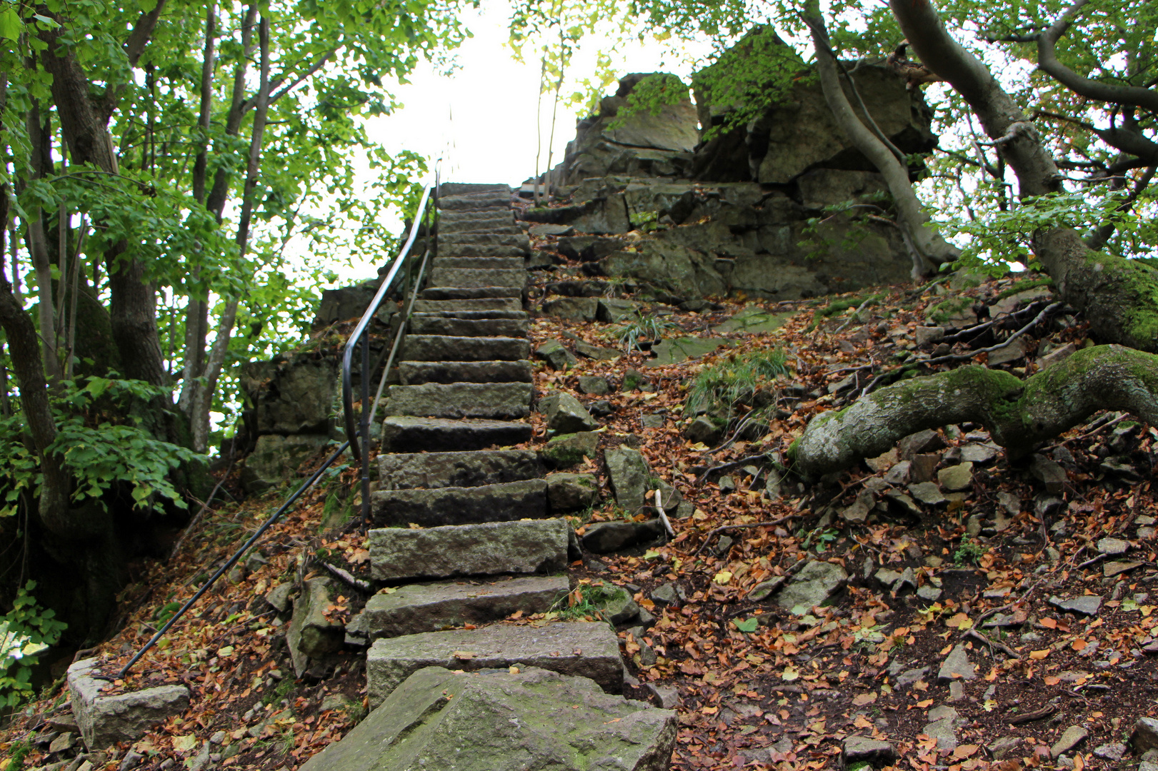 Aufstieg zum Scharfenstein