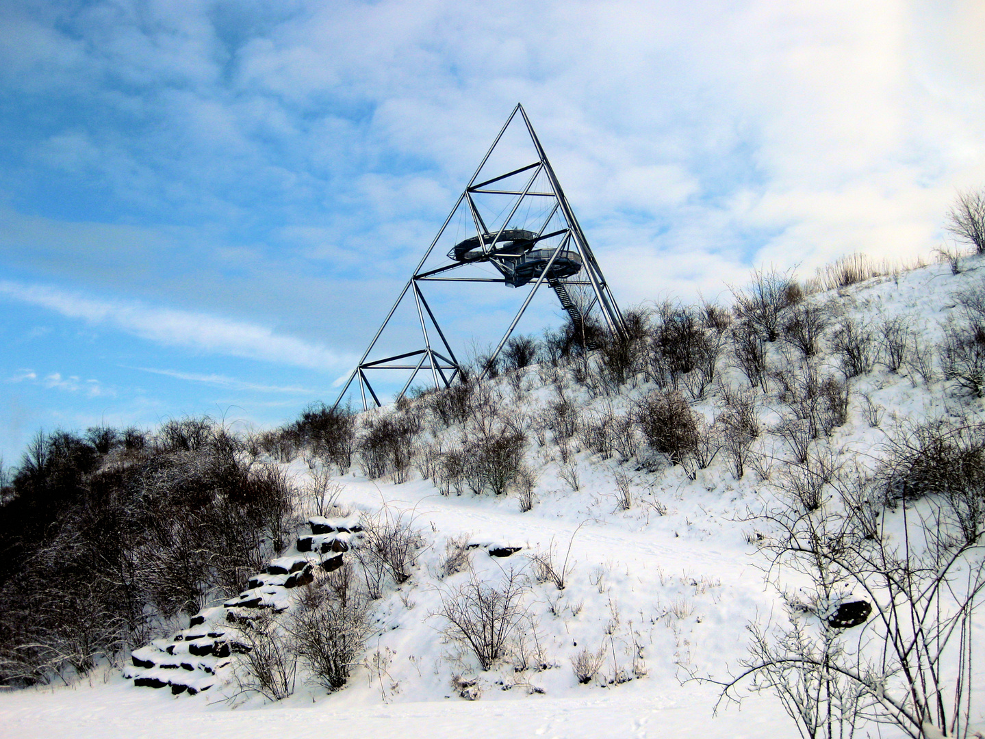 Aufstieg zum Tetraeder.