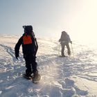 Aufstieg zum Trollstein,  Spitzbergen