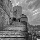Aufstieg zur Altstadt von Pitigliano