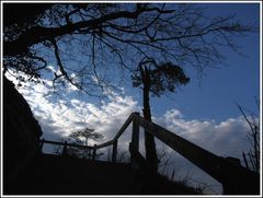 Aufstieg zur Burg Stein, Baden AG