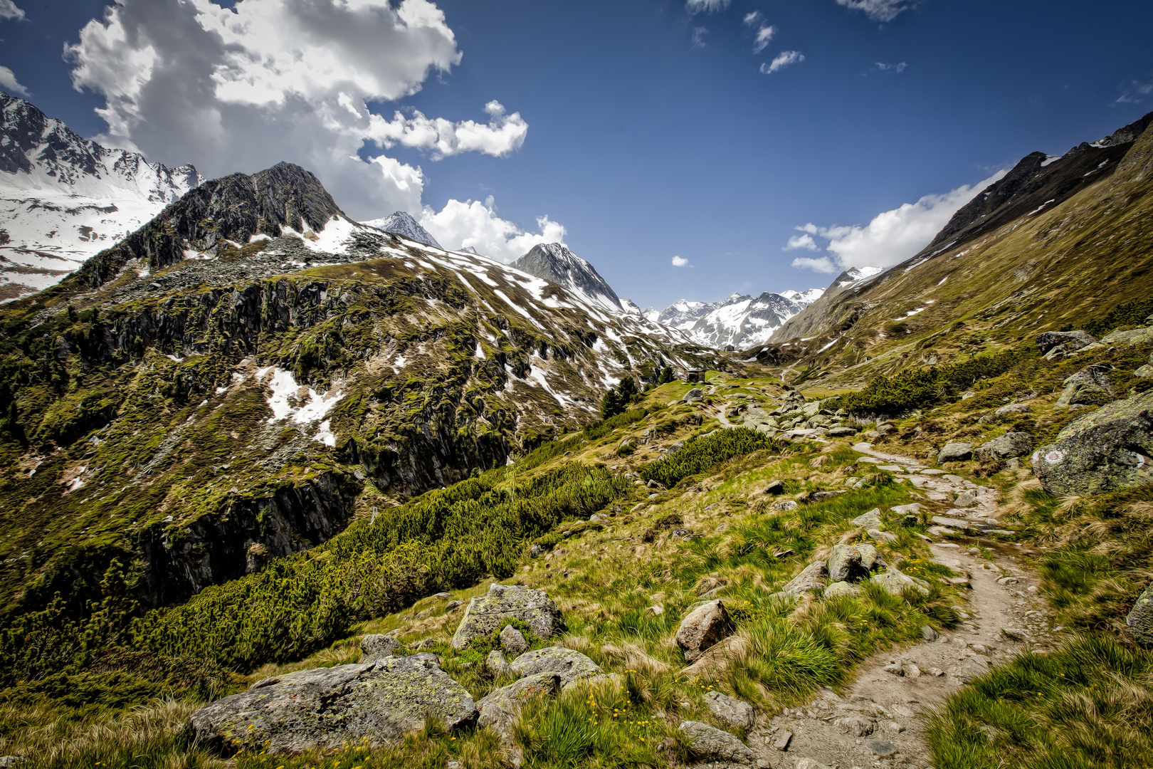 Aufstieg zur Franz-Senn-Hütte