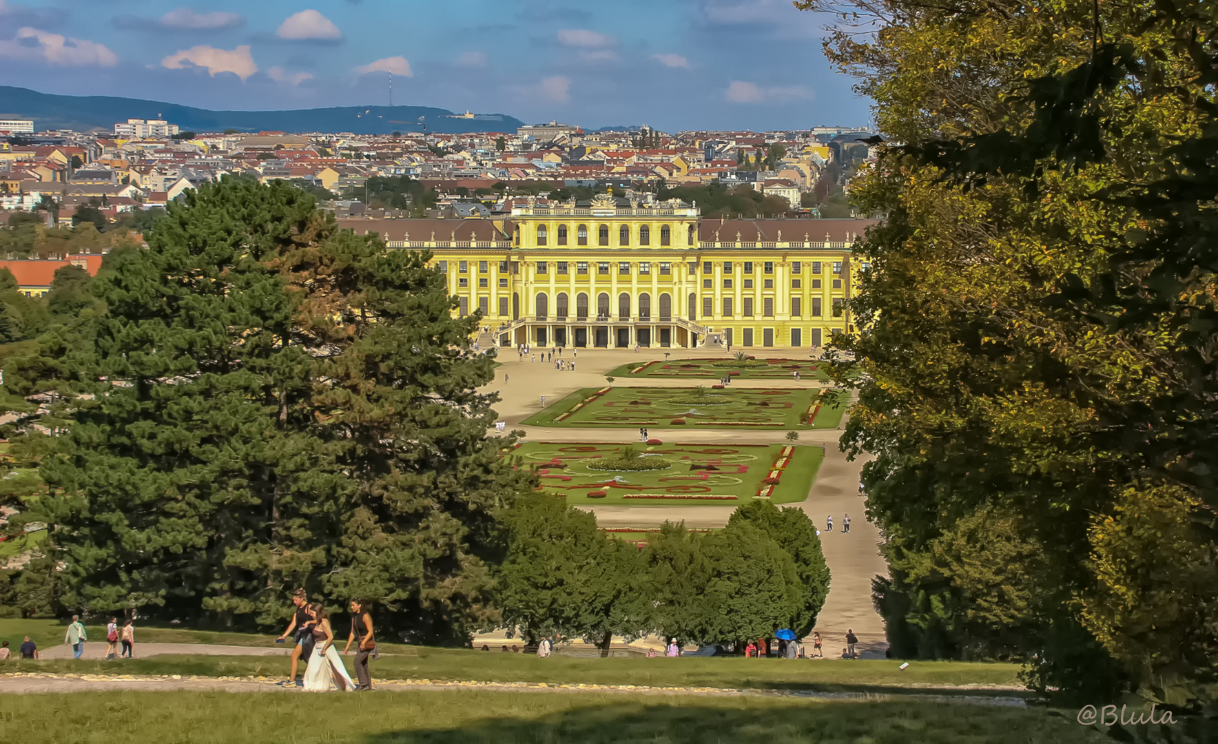 Aufstieg zur Gloriette