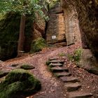 Aufstieg zur Götzingerhöhle