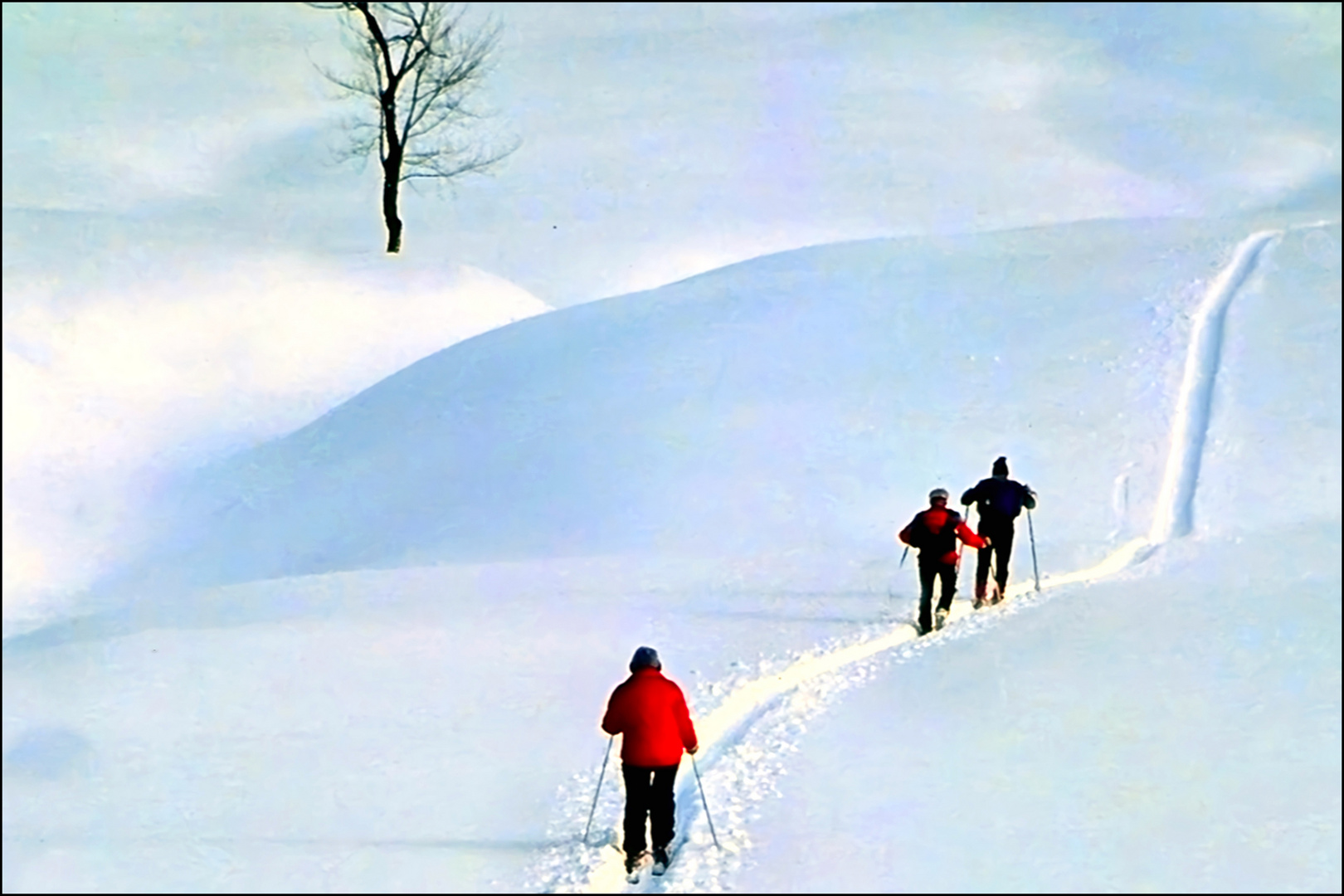 Aufstieg zur "Hohen Kugel", Vorarlberg/Österreich  