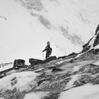 Aufstieg zur Klostertaler Umwelthütte im Schneetreiben 2