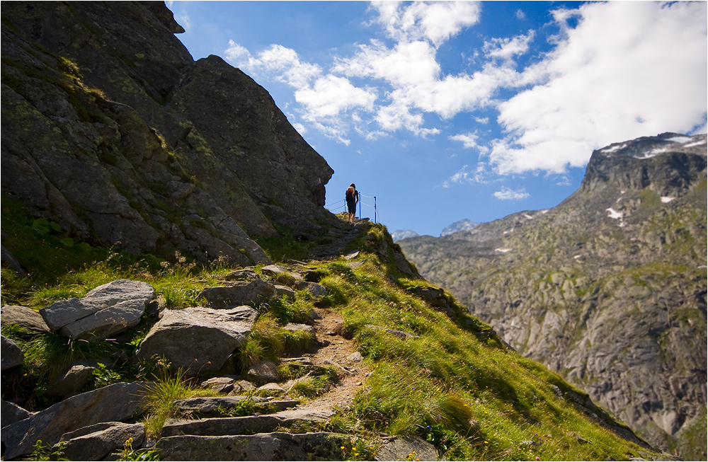 Aufstieg zur Kürsinger Hütte (2558 m)