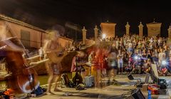 Auftakt der Buskers in Comacchio