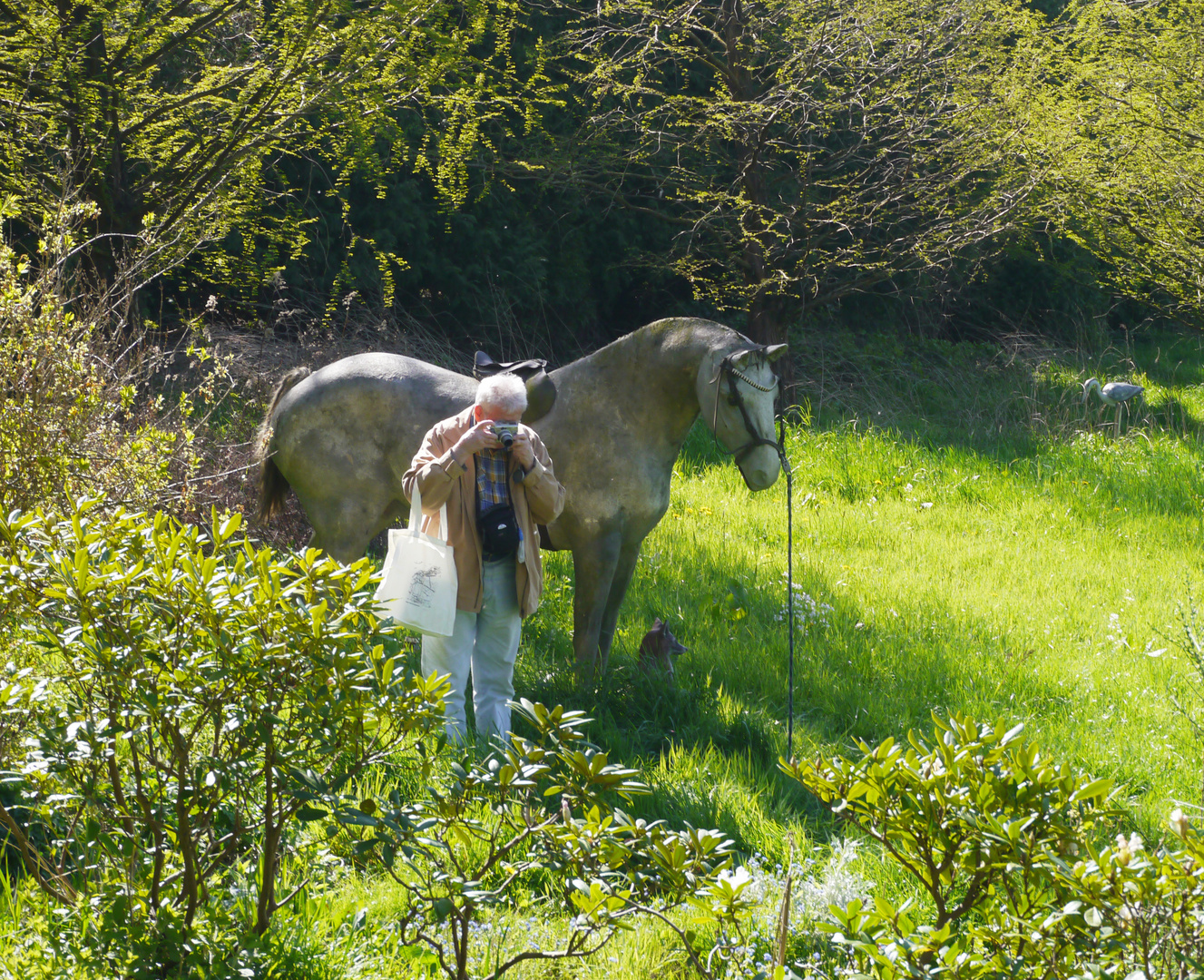 Auftakt zur Wanderung nach Düssel.