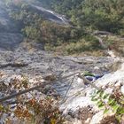 Aufwärts in der Via Ferrata Anelli delle Anguane...