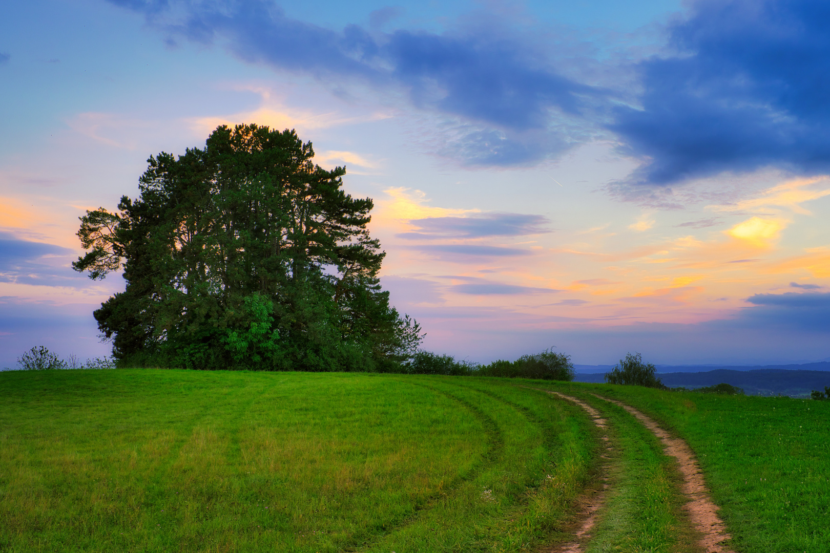 Aufweg am Abend