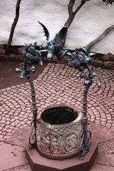 aufwendig gearbeiteter Zierbrunnen auf der Wartburg