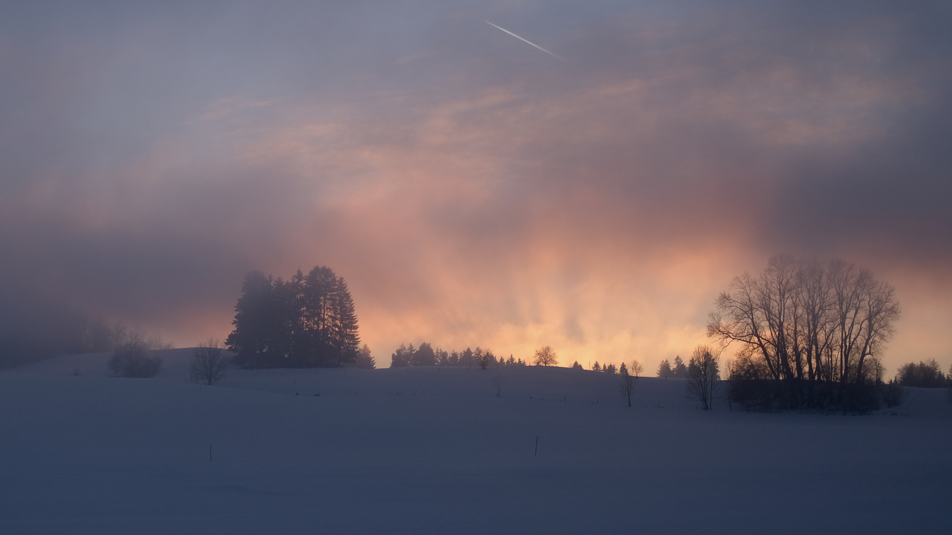 aufziehender Nebel