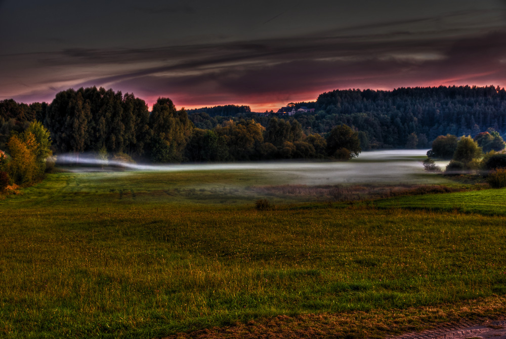 aufziehender Nebel