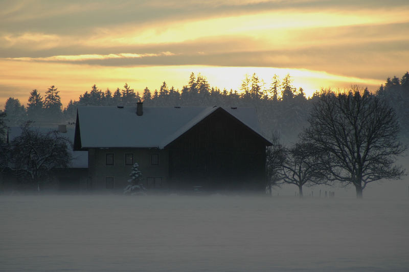 Aufziehender Nebel