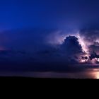 Aufziehendes Abendgewitter