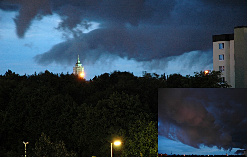 Aufziehendes Gewitter