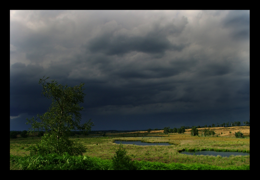 Aufziehendes Gewitter