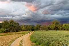 Aufziehendes Gewitter