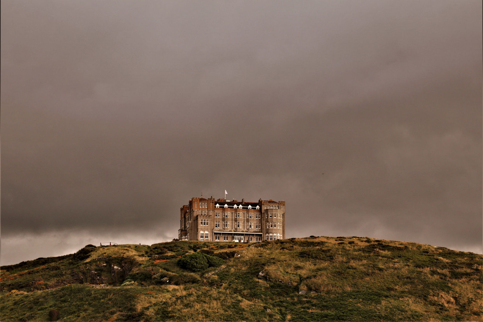 Aufziehendes Gewitter