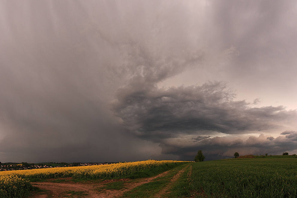 aufziehendes Gewitter