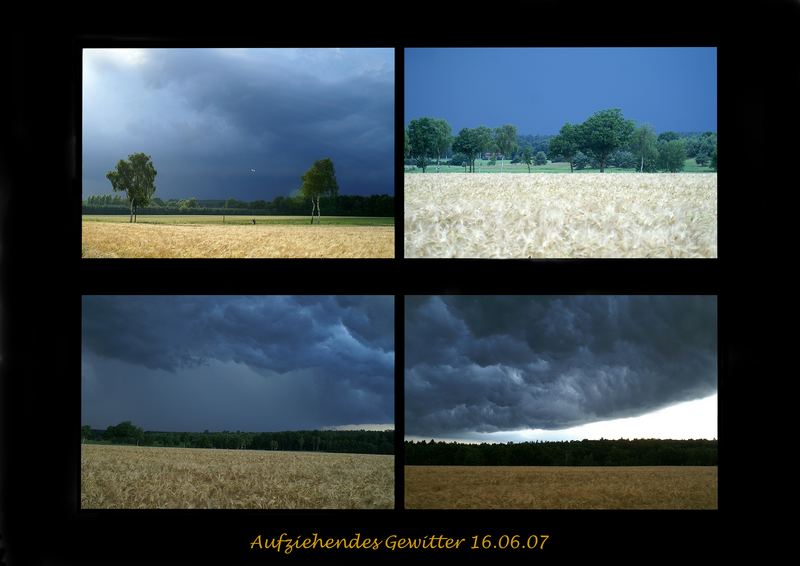 Aufziehendes Gewitter am 16.6.07