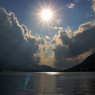 Aufziehendes Gewitter am Weissensee in Kärnten