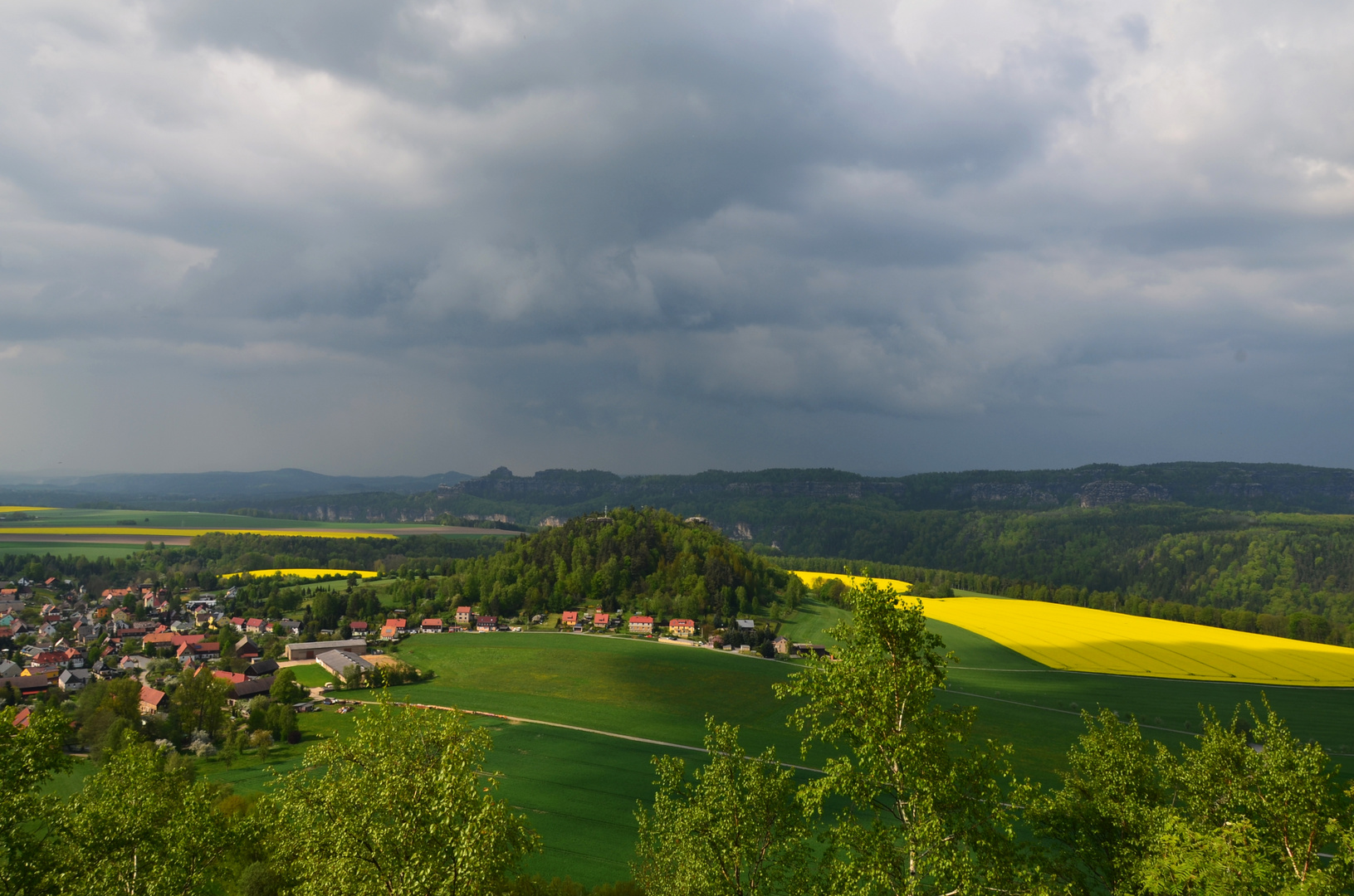 Aufziehendes Gewitter