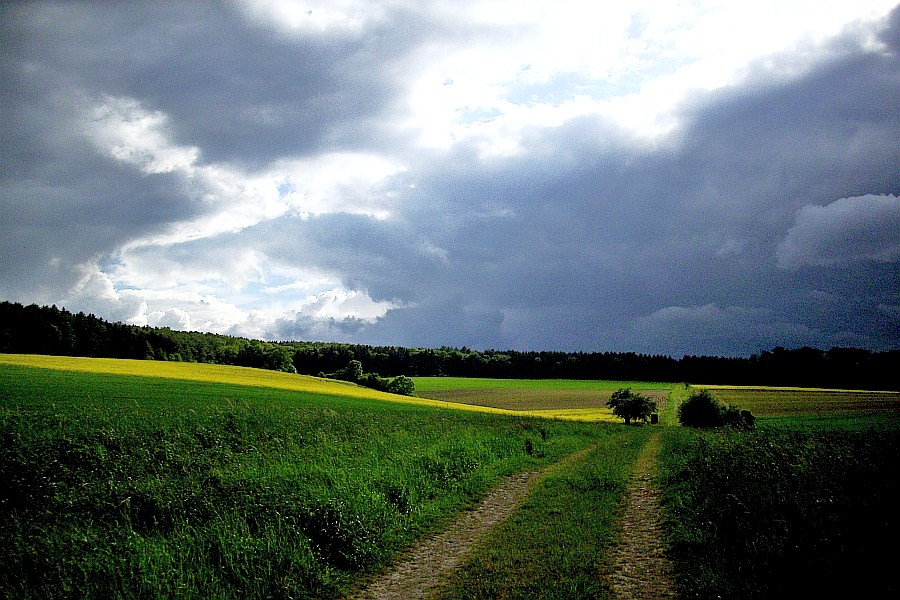 Aufziehendes Gewitter