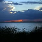 aufziehendes Gewitter über dem Steinhuder Meer