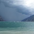 Aufziehendes Gewittter am nördlichen Gardasee