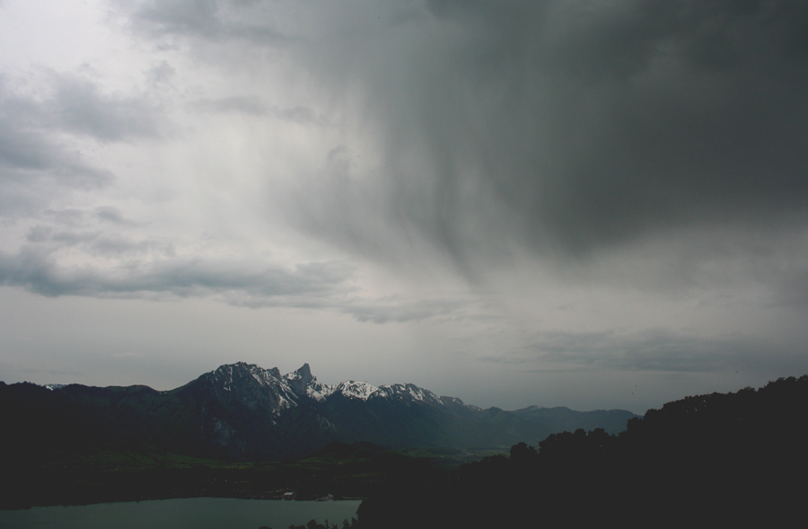 Aufziehendes Unwetter